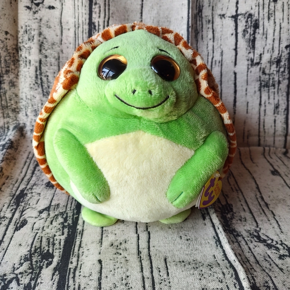 TY Beanie Balls Turtle 8 inches